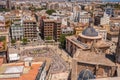 Views of Valencia from the tower of Valencia\'s main Cathedral