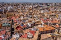 Views of Valencia from the tower of Valencia\'s main Cathedral