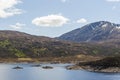 Views from the A87 on the way from fort william to isle of skye Royalty Free Stock Photo