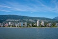 Views of west vancover from a cruise ship Royalty Free Stock Photo