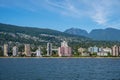 Views of west vancover from a cruise ship Royalty Free Stock Photo