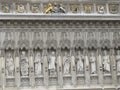 Views of Westminster Abbey in London, England