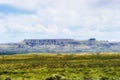 Wyoming Vast Landscape under light clouds Royalty Free Stock Photo