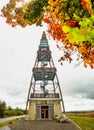 Viewtower Cizovka. Fourty metres high trip target with glassy view platform