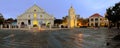 Vigan Colonial Cathedral in Vigan, Philippines Royalty Free Stock Photo