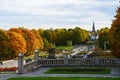 Vigeland Park in Autumn