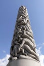 Vigeland park, Oslo, Norway, pillar Monolith.