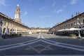 Vigevano, italy: the historic Piazza Ducale