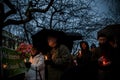 Vigil for Newtown shooting victims.