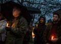 Vigil for Newtown shooting victims.