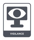 vigilance icon in trendy design style. vigilance icon isolated on white background. vigilance vector icon simple and modern flat