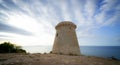 Old Vigilance Tower in Santa Pola on top of the mountain with amazing sea views