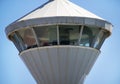 Vigilance tower to control departures and arrivals