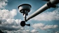 Aerial Surveillance Eyes in the Sky Royalty Free Stock Photo