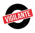 Vigilante rubber stamp Royalty Free Stock Photo