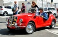 The Vignale Gamine on Oktoberfest in Victory Square in Genoa Royalty Free Stock Photo