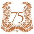 Vignette for the 75th anniversary