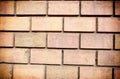 Vignetted red brick wall for bacgrounds Royalty Free Stock Photo