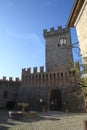 Glimpse of Vigoleno Vernasca - PC - Italy Royalty Free Stock Photo