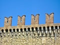 Vigoleno medieval castle part of the most beautiful italian borough circuit Ladyhawke location