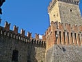 Vigoleno medieval castle part of the most beautiful italian borough circuit Ladyhawke location