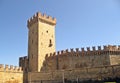 Vigoleno medieval castle part of the most beautiful italian borough circuit Ladyhawke location