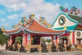 Anek Kusala Sala, Viharn Sien landmark for tourist at Pattaya, Thailand. Most favorite landmark for travel