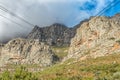 Viiew of the Table Mountain Cableway Royalty Free Stock Photo