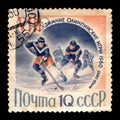 VIII Winter Olympic Games of 1960 USSR Post stamp