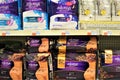 Always and Viita brand adult bladder leakage underwear on store shelves