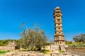 Vijaya Stambha, Victory Tower at Chittor fort. Rajasthan, India