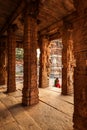 Vijaya Vitthala Temple. Beautifully carved out of a monolith rock, Hampi, Karnataka, India Royalty Free Stock Photo