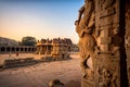 Vijaya Vitthala Temple. Beautifully carved out of a monolith rock, Hampi, Karnataka, India