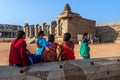 Vijaya Vitthala Temple. Beautifully carved out of a monolith rock, Hampi, Karnataka, India Royalty Free Stock Photo