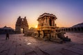 Vijaya Vitthala Temple. Beautifully carved out of a monolith rock, Hampi, Karnataka, India