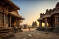 Vijaya Vitthala Temple. Beautifully carved out of a monolith rock, Hampi, Karnataka, India Royalty Free Stock Photo