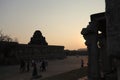 Vijaya Vitthala temple at Hampi, Karnataka - evening shades of sun - archaeological site in India - India tourism