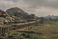 Ruins of Vijayanagar, the former capital of the Vijayanagar Empire, in Hampi