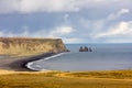 Vik beach iceland panoramic view