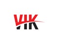 VIK Letter Initial Logo Design Vector Illustration