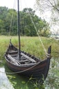 Viking age boat reconstruction Royalty Free Stock Photo