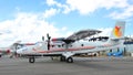 Viking Air DHC-6 Twin Otter Series 400 turboprop south pole capable aircraft on display at Singapore Airshow 2012