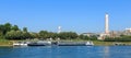 Viking Alruna and Avalon Imagery II ships at pier in Basel Royalty Free Stock Photo
