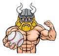 Viking Baseball Sports Mascot Royalty Free Stock Photo