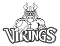 Viking Baseball Sports Mascot Royalty Free Stock Photo