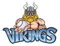 Viking Baseball Sports Mascot Royalty Free Stock Photo