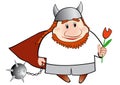 Viking cartoon illustration
