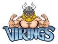 Viking Cartoon Sports Mascot