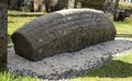 Viking carved hogback burial stone