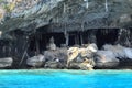 Viking cave where bird's nests are collected. Phi-Phi Leh island